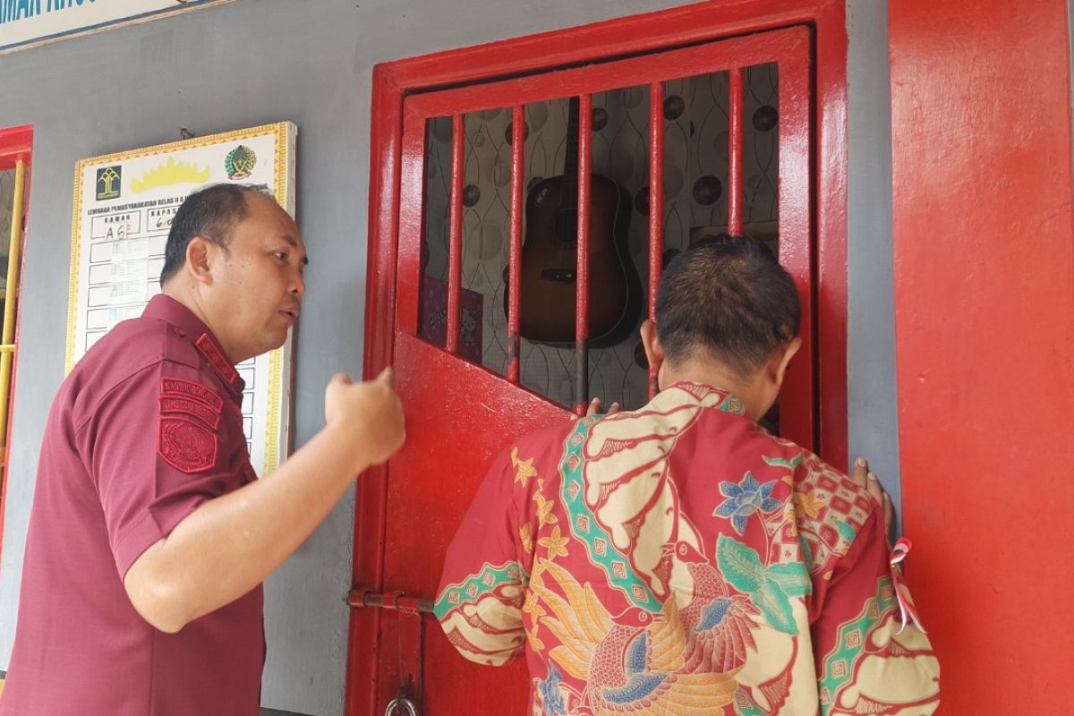 Kemenkumham Lampung cek blok narapidana cegah peredaran narkotika dari dalam Lapas