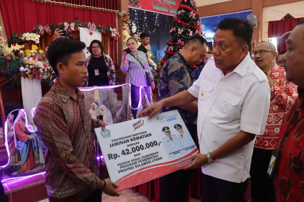 Pemprov Sulawesi Utara beri perlindungan bagi pekerja sosial keagamaan