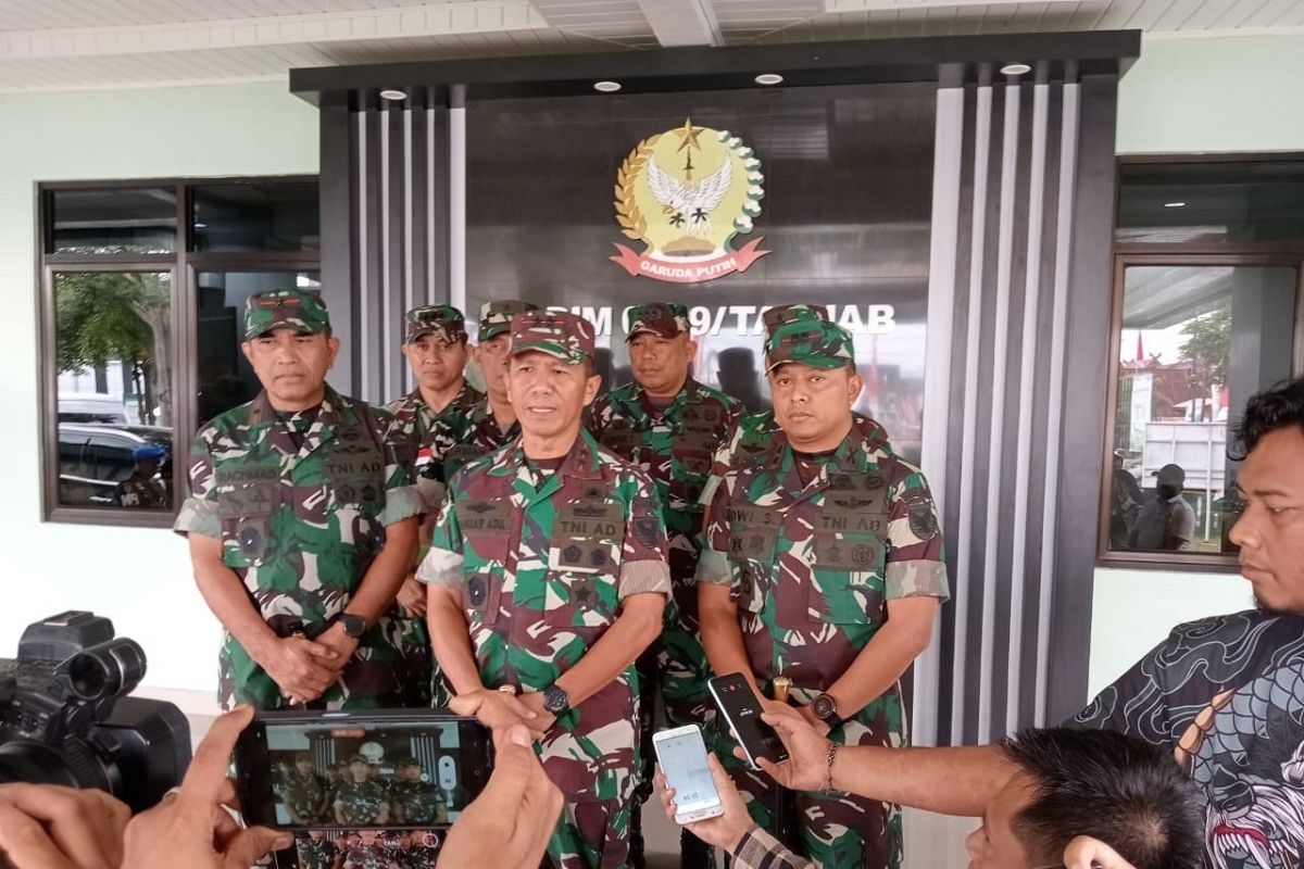 Pangdam Saat Kunjungan ke Makodim 0419 Tanjab Pastikan Netralitas TNI