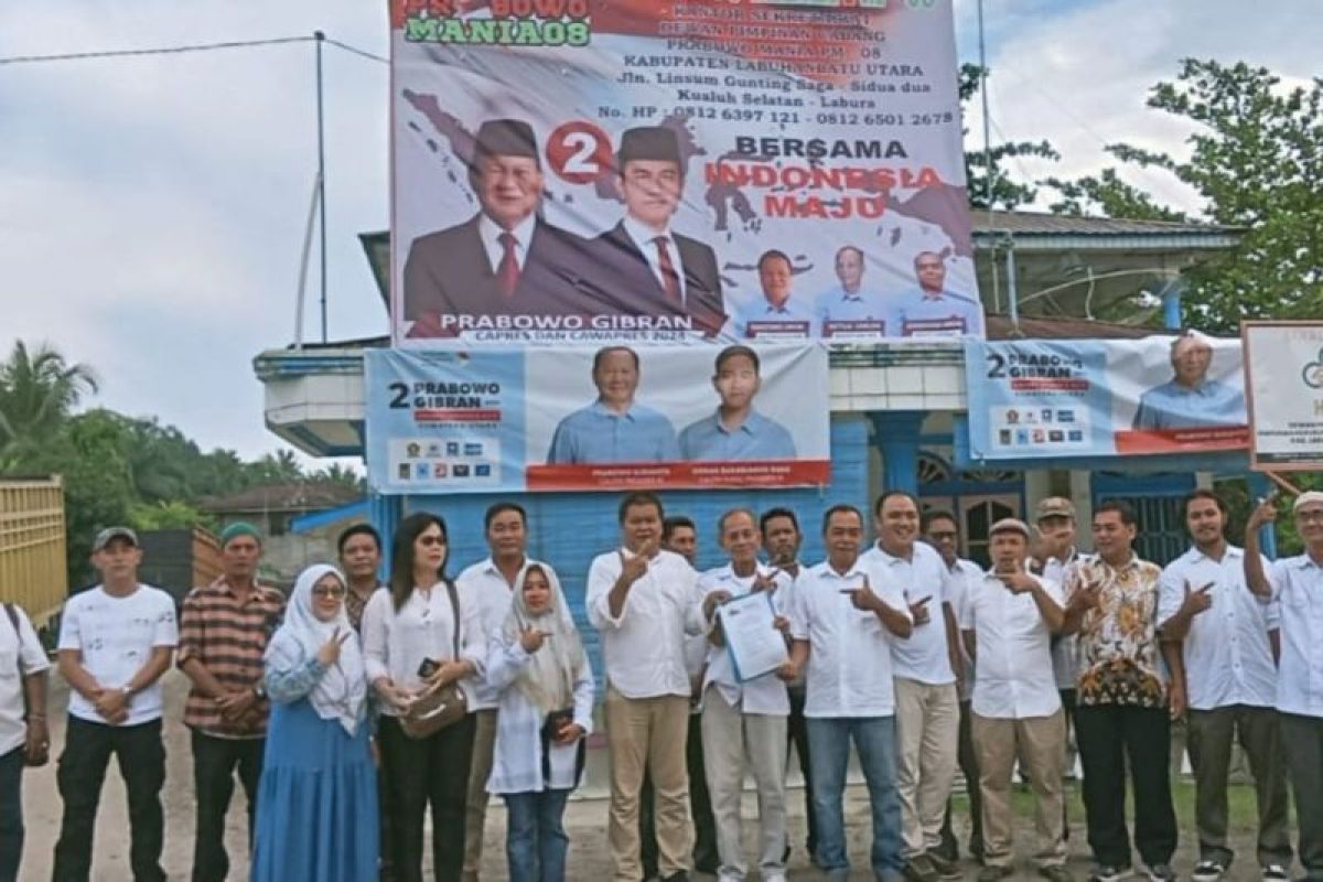 DPC Prabowo Mania  08 Labura terbentuk