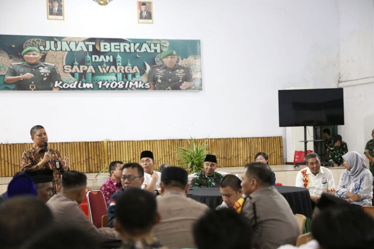 Pemkot Makassar bersinergi TNI dan masyarakat kawal pemilu damai