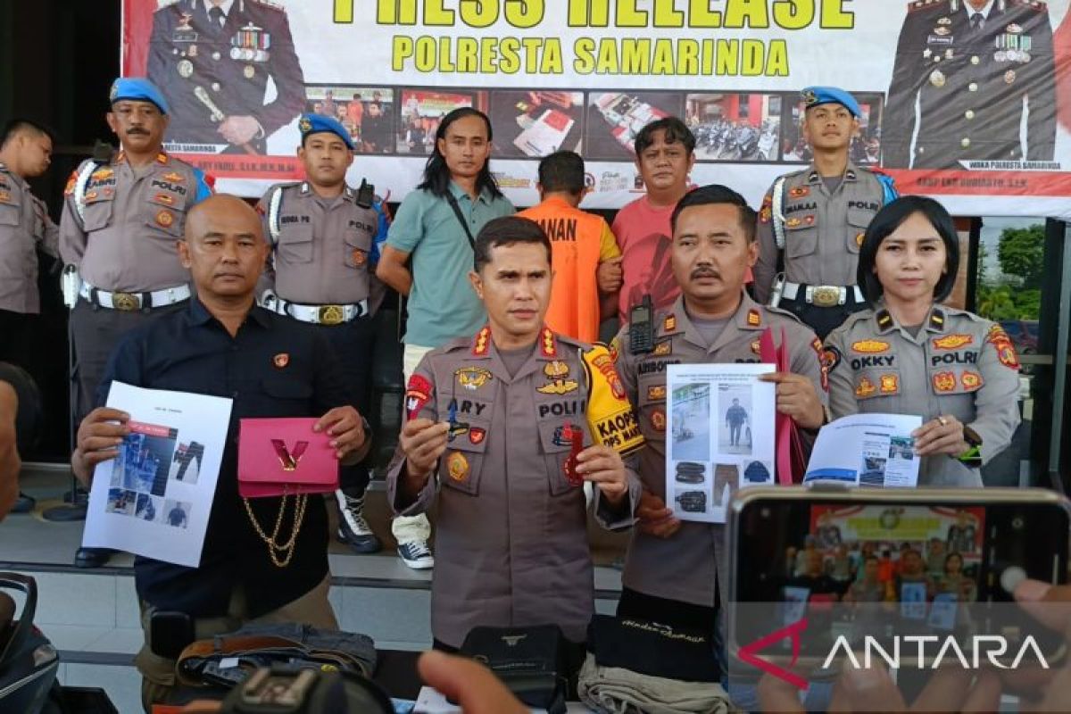 Polresta Samarinda bekuk pelaku pencurian  spesialis pecah kaca mobil