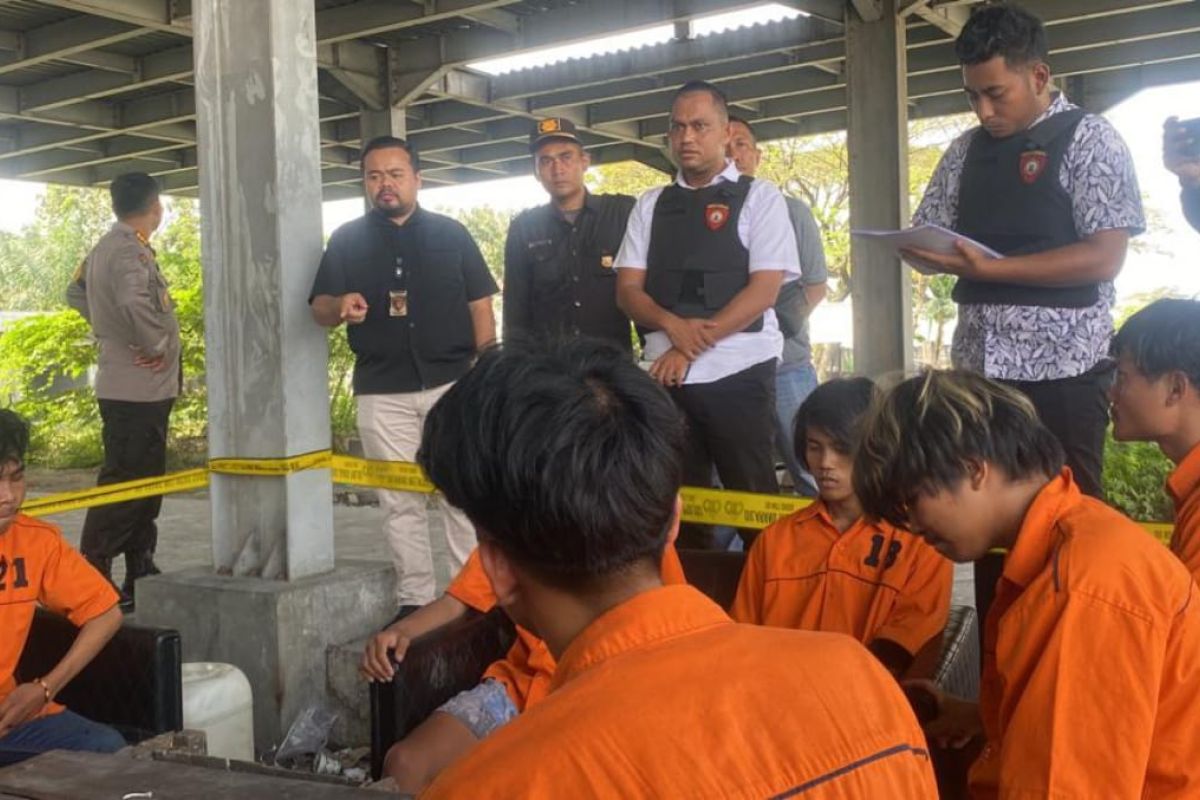 Polres Belawan tangkap sembilan pelaku begal di Medan