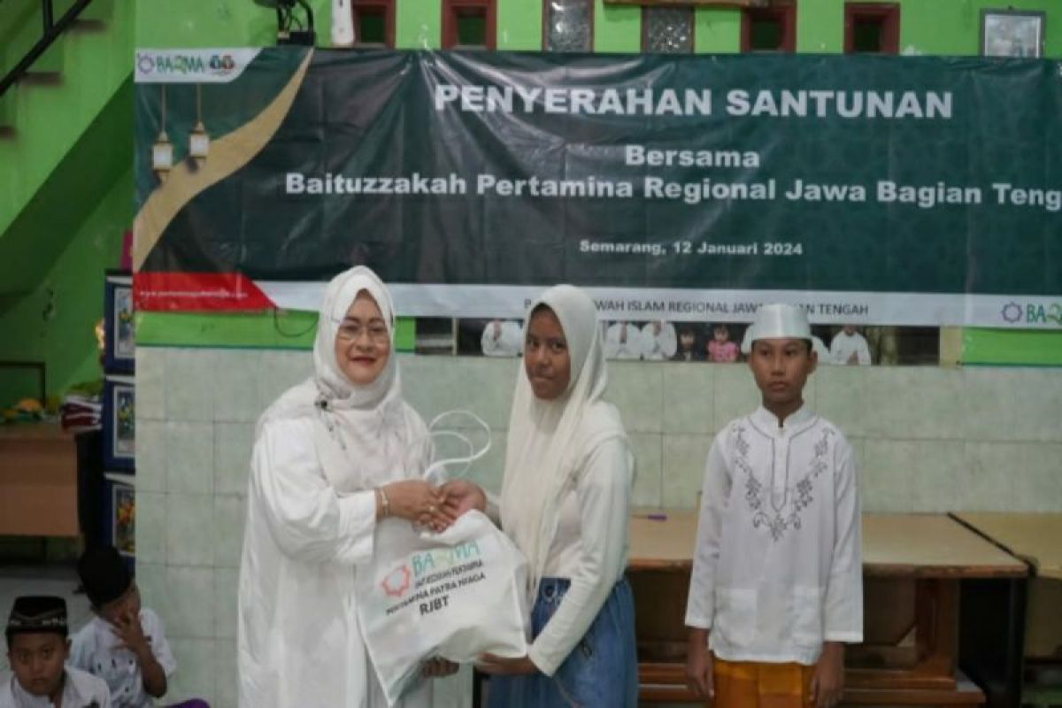 Bazma Pertamina Patra Niaga JBT santuni empat panti asuhan di Semarang
