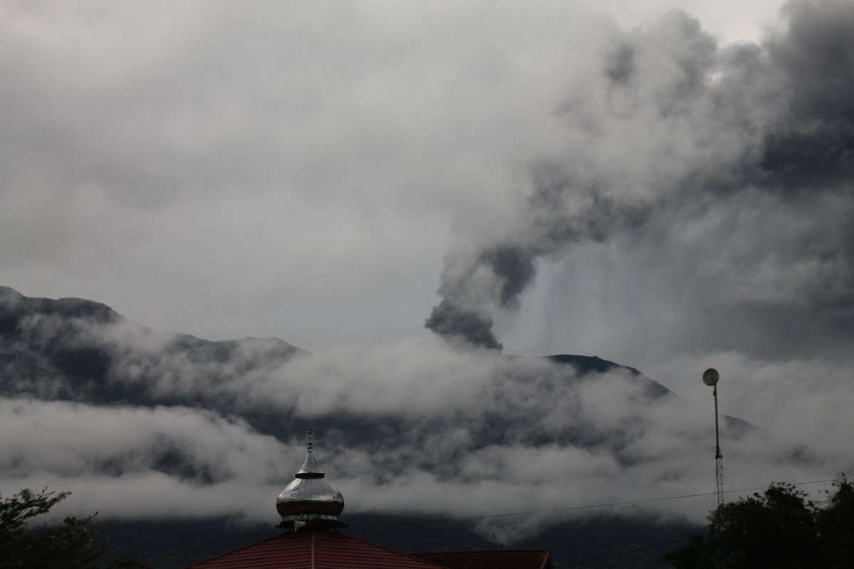 126 jiwa berada di zona berbahaya erupsi Marapi