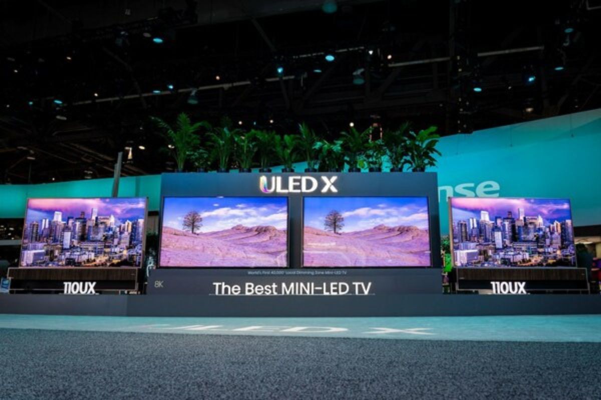 HISENSE PAMERKAN ULED X TV, KULKAS PINTAR, DAN MESIN PENCUCI PIRING TERBARU DI CES 2024