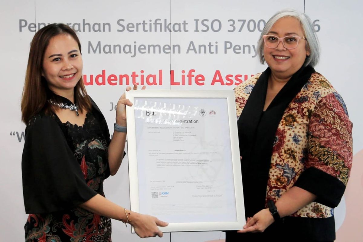 Raih ISO 37001:2016, Prudential tegaskan komitmen anti suap