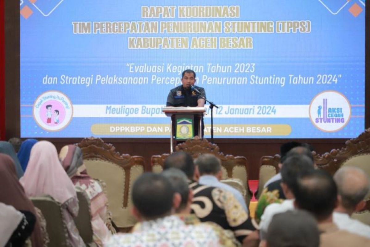 Aceh Besar evaluasi program intervensi penurunan stunting