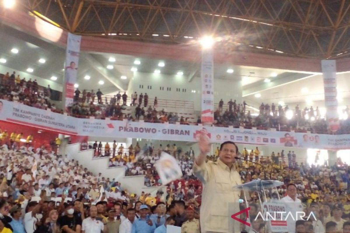 Info kampanye: Prabowo ke Bandung, Gibran di Jakarta