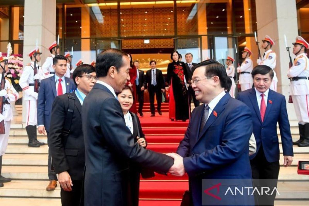 Presiden Jokowi bertemu Ketua Majelis Nasional Vietnam