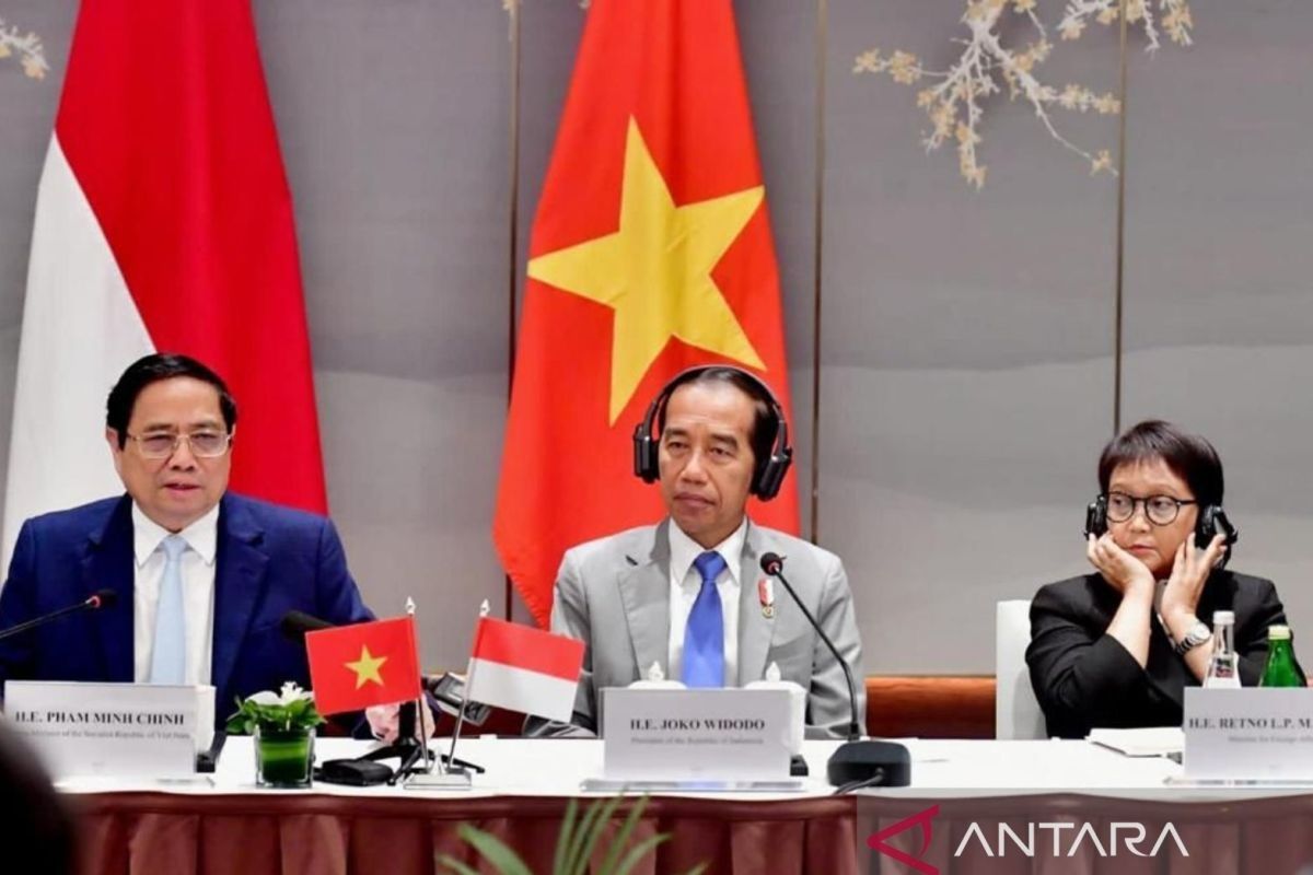 Presiden Jokowi ajak pengusaha Vietnam untuk berinvestasi di Ibu Kota Nusantara
