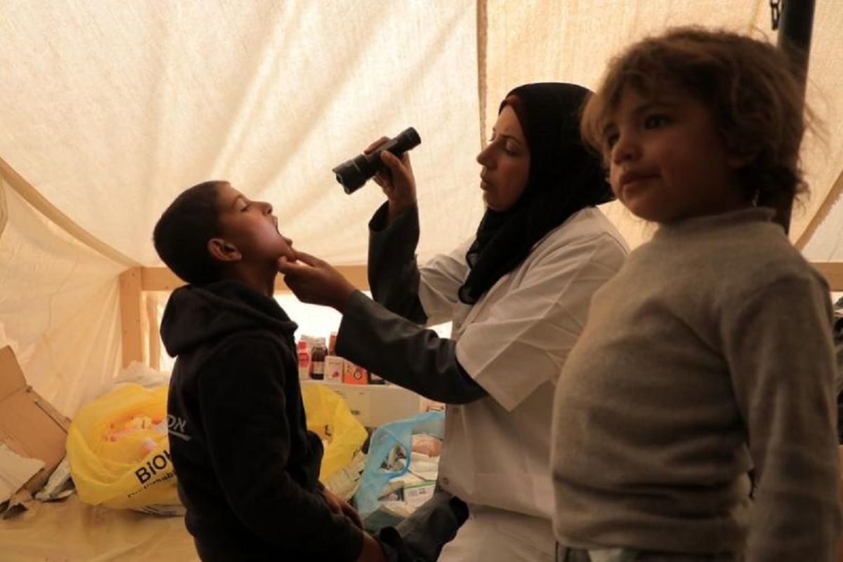 Layani kesehatan pengungsi Palestina, warga Gaza dirikan klinik darurat