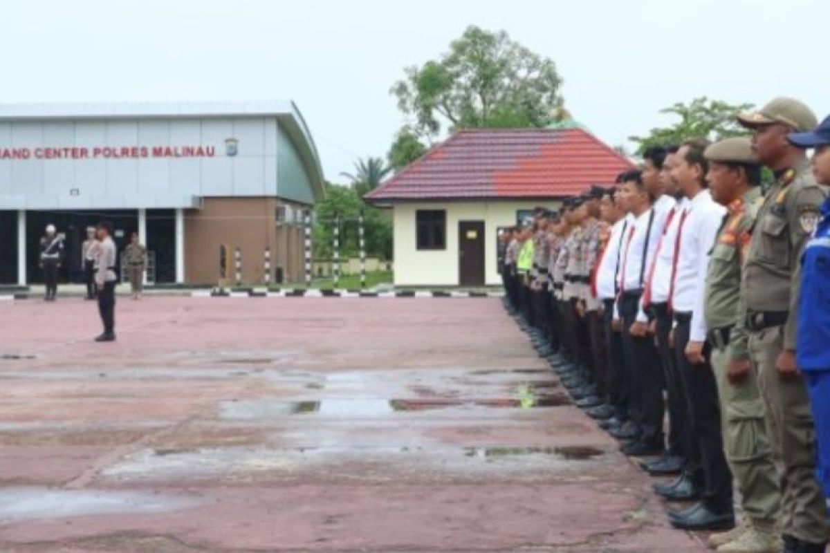 Polres Malinau Kerahkan 997 Personel Gabungan Pengamanan Pemilu 2024