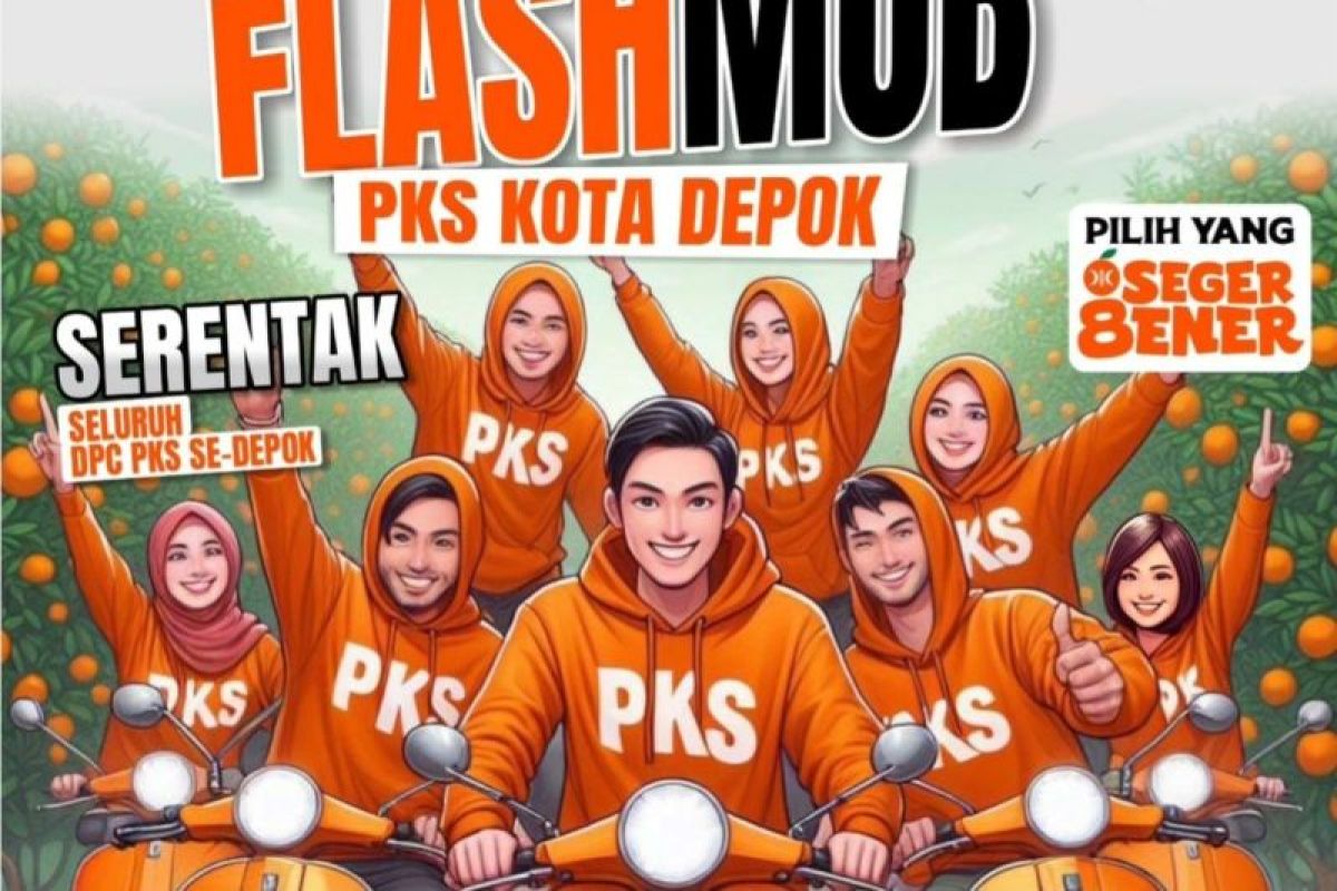 PKS Depok gelar flashmob di 11 kecamatan