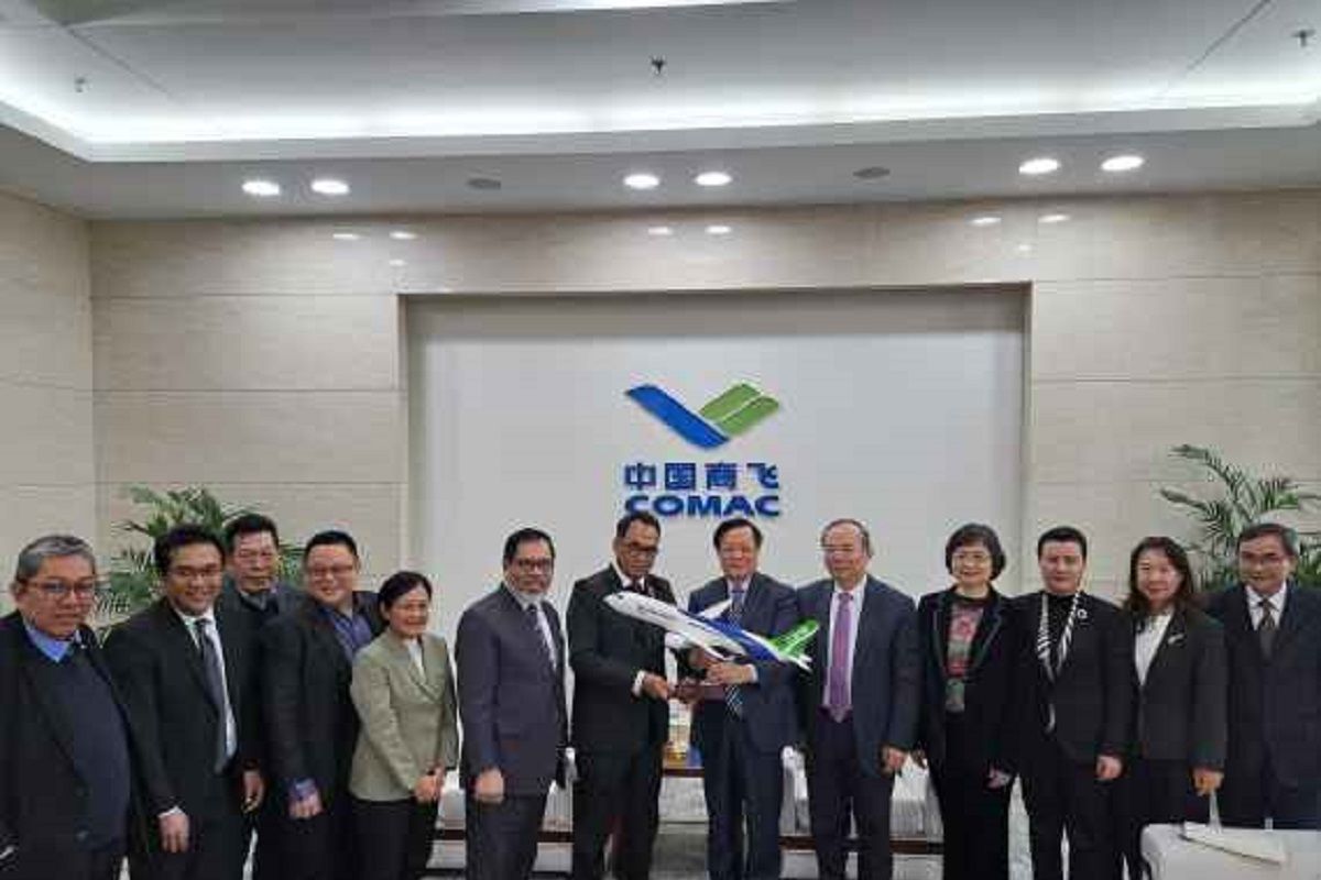 Maskapai penerbangan TransNusa jalin kerja sama dengan produsen pesawat China COMAC