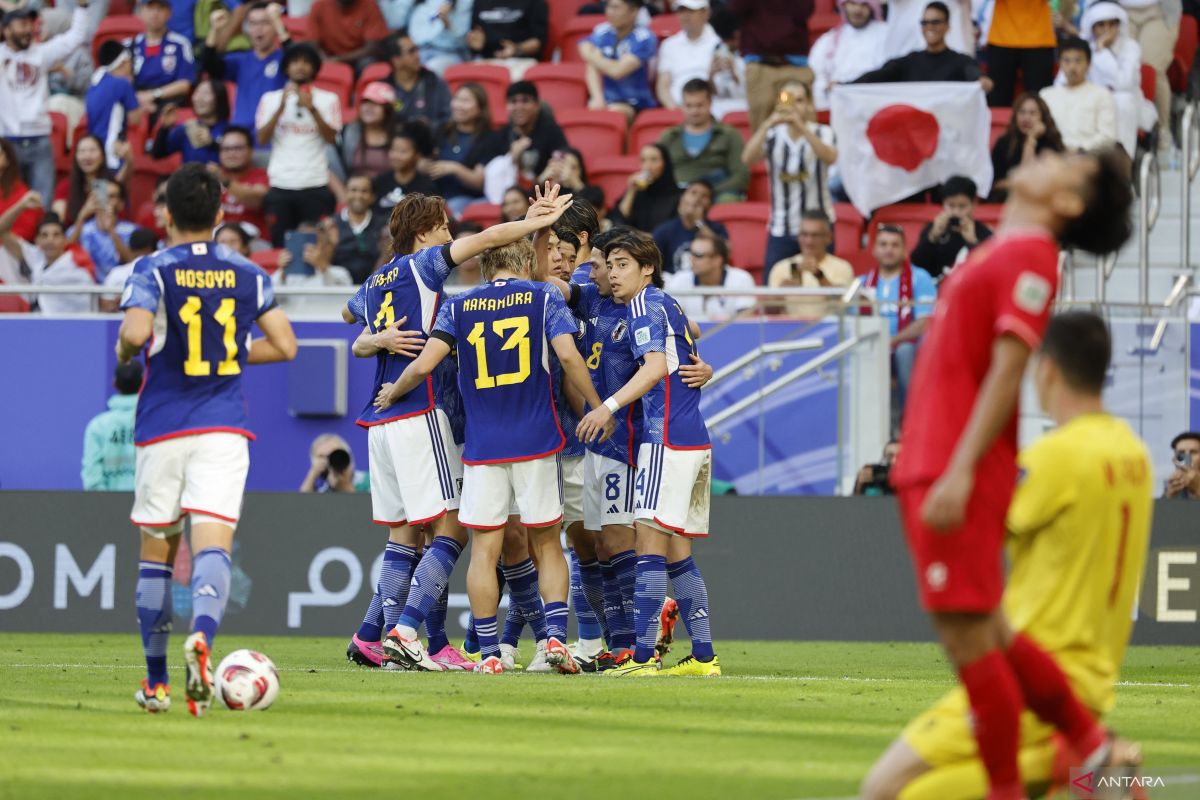 Jepang bangkit dari ketinggalan untuk menang 4-2 atas Vietnam