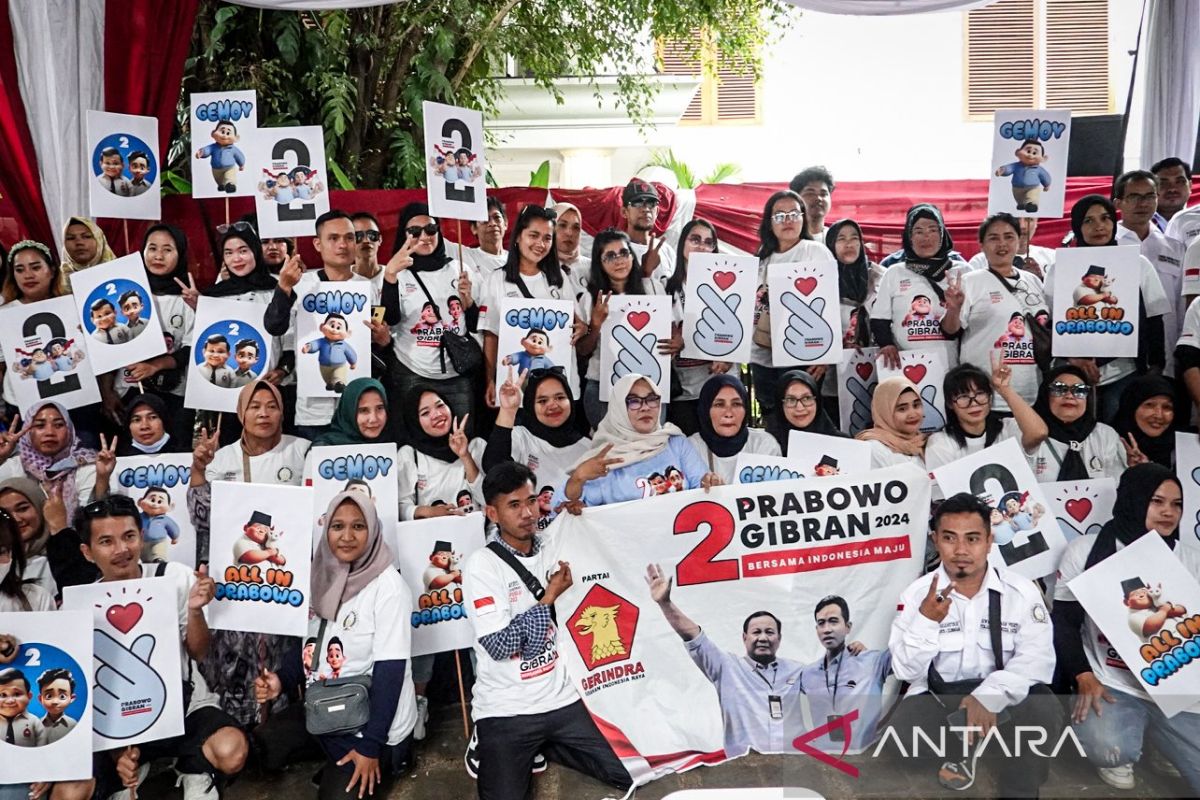 Penjahit Indonesia Raya beri dukungan ke Prabowo-Gibran