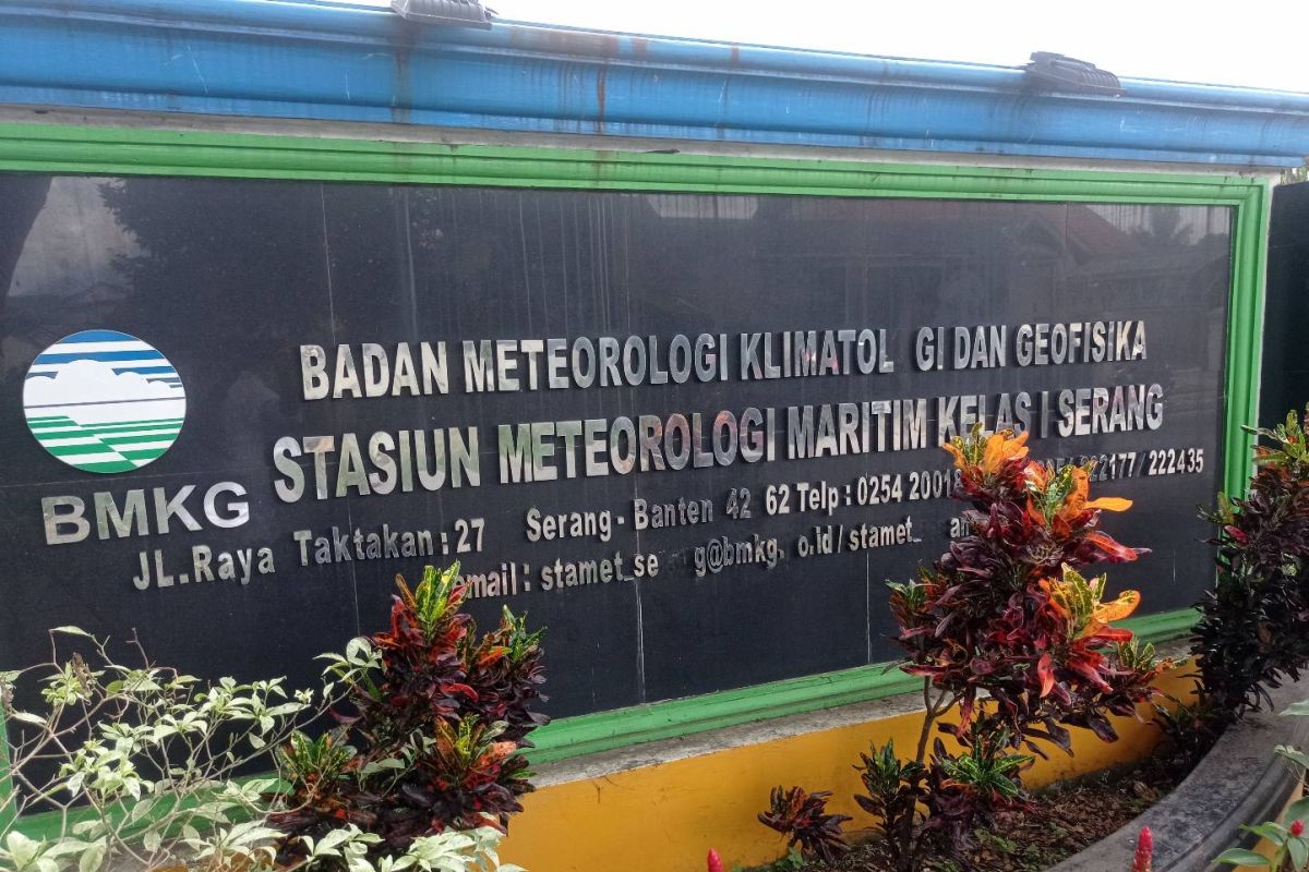 Tujuh daerah di Banten malam hari diprakirakan dilanda hujan ringan