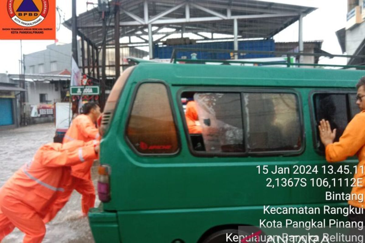 BPBD: Kota Pangkalpinang dan Bangka Barat terendam banjir