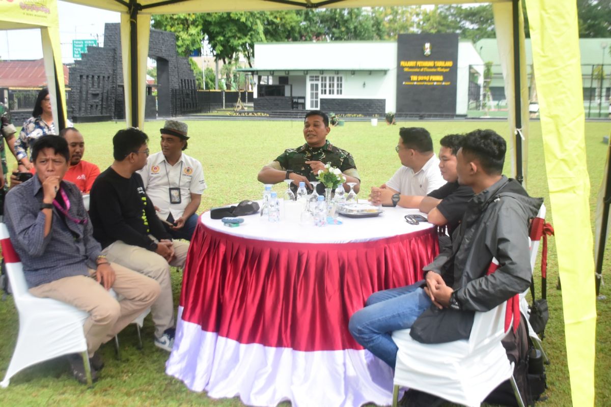 Danrem 132/Tadulako: Media miliki peran penting dalam mendukung tugas TNI