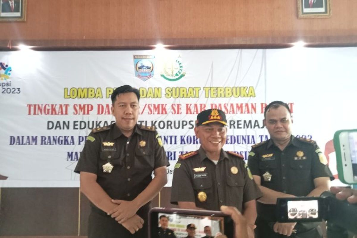 Kejari Pasaman Barat-Sumbar raih peringkat ketiga pidsus se-Indonesia