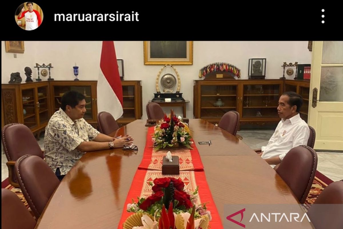 Maruarar bagikan foto bertemu Jokowi di medsos seiring pamit dari PDIP