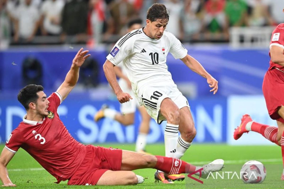 Indonesia kalah dari Irak di laga perdana Piala Asia