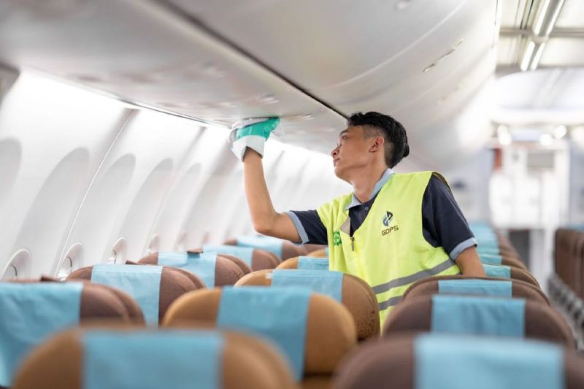 GDPS dan JAS kerja sama layanan kebersihan pesawat