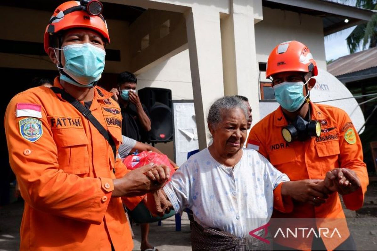 Tim SAR Gabungan evakuasi 528 jiwa warga terdampak erupsi Lewotobi