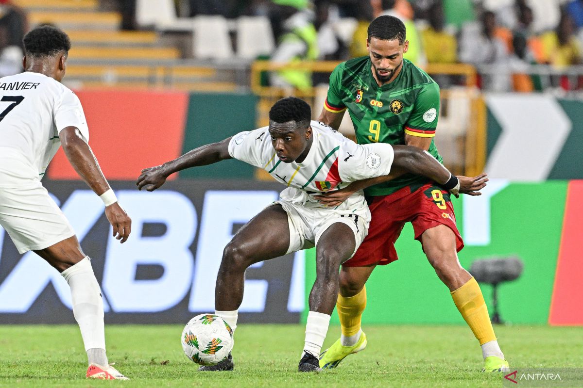 Piala Afrika: Meski dengan sepuluh pemain Guinea tahan imbang Kamerun 1-1