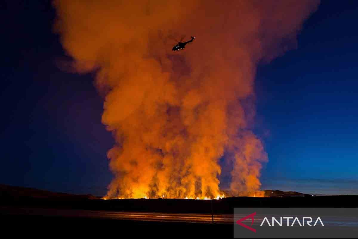 Islandia umumkan status darurat menyusul erupsi gunung berapi