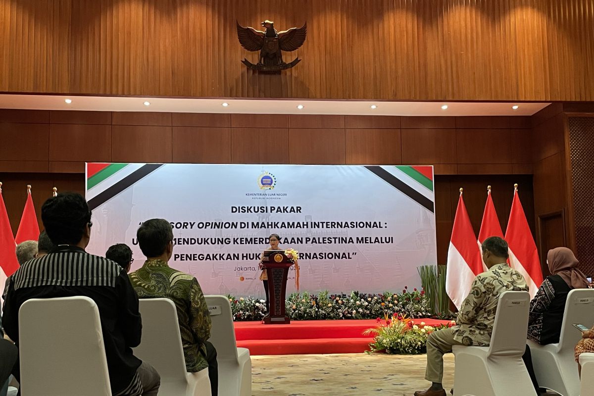 Menlu sebut Indonesia dukung Palestina melalui penegakan hukum di ICJ