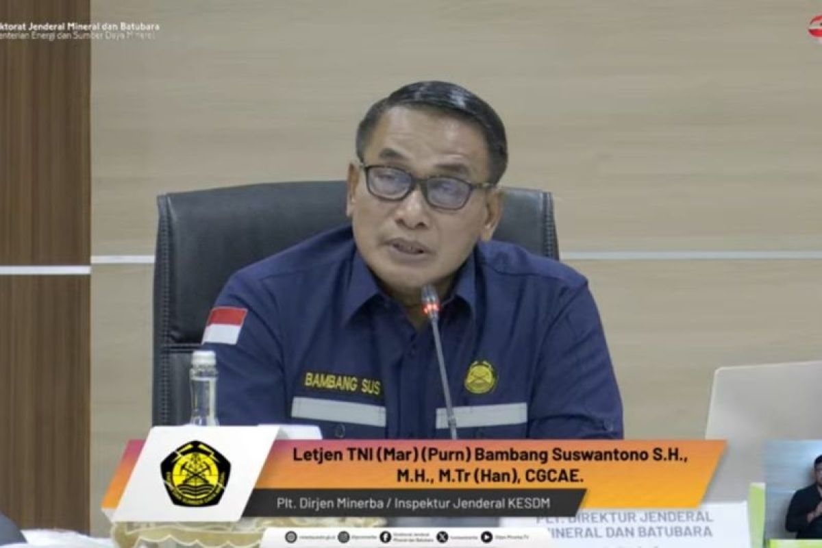 Realisasi investasi sektor minerba 2023 sebesar 7,46 miliar dolar AS