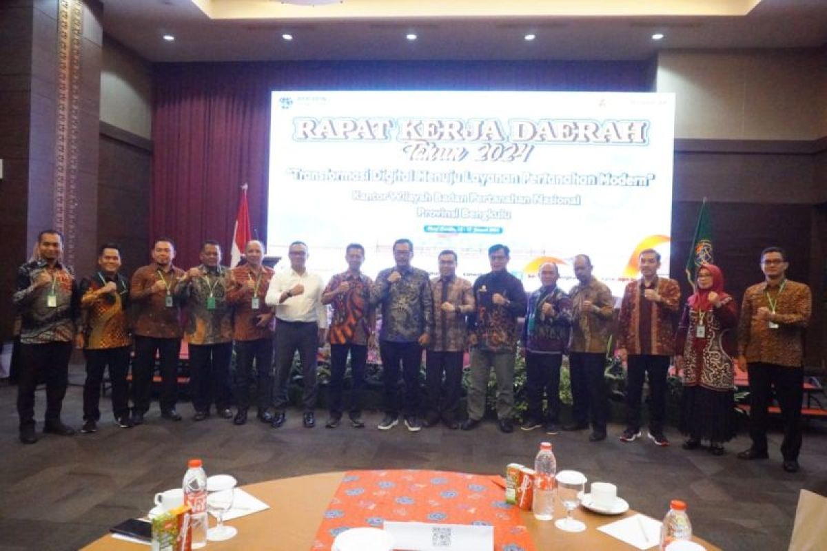 Pemprov Bengkulu dukung penuh PTSL program strategis nasional