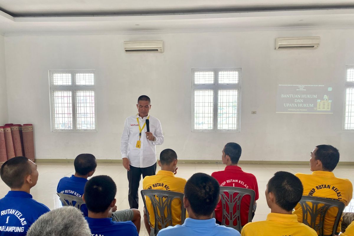 LBH Nasional beri bantuan hukum kepada seluruh narapidana Rutan Bandarlampung