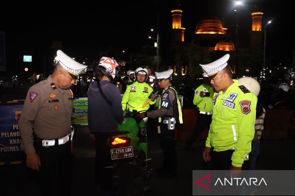Polres Sukabumi Kota intensifkan penindakan kendaraan berknalpot brong