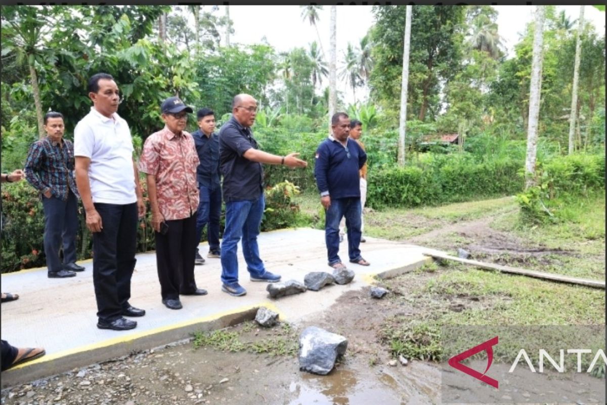 Didanai Pokir Supardi, Warga VII Koto Talago miliki 10 jalan baru