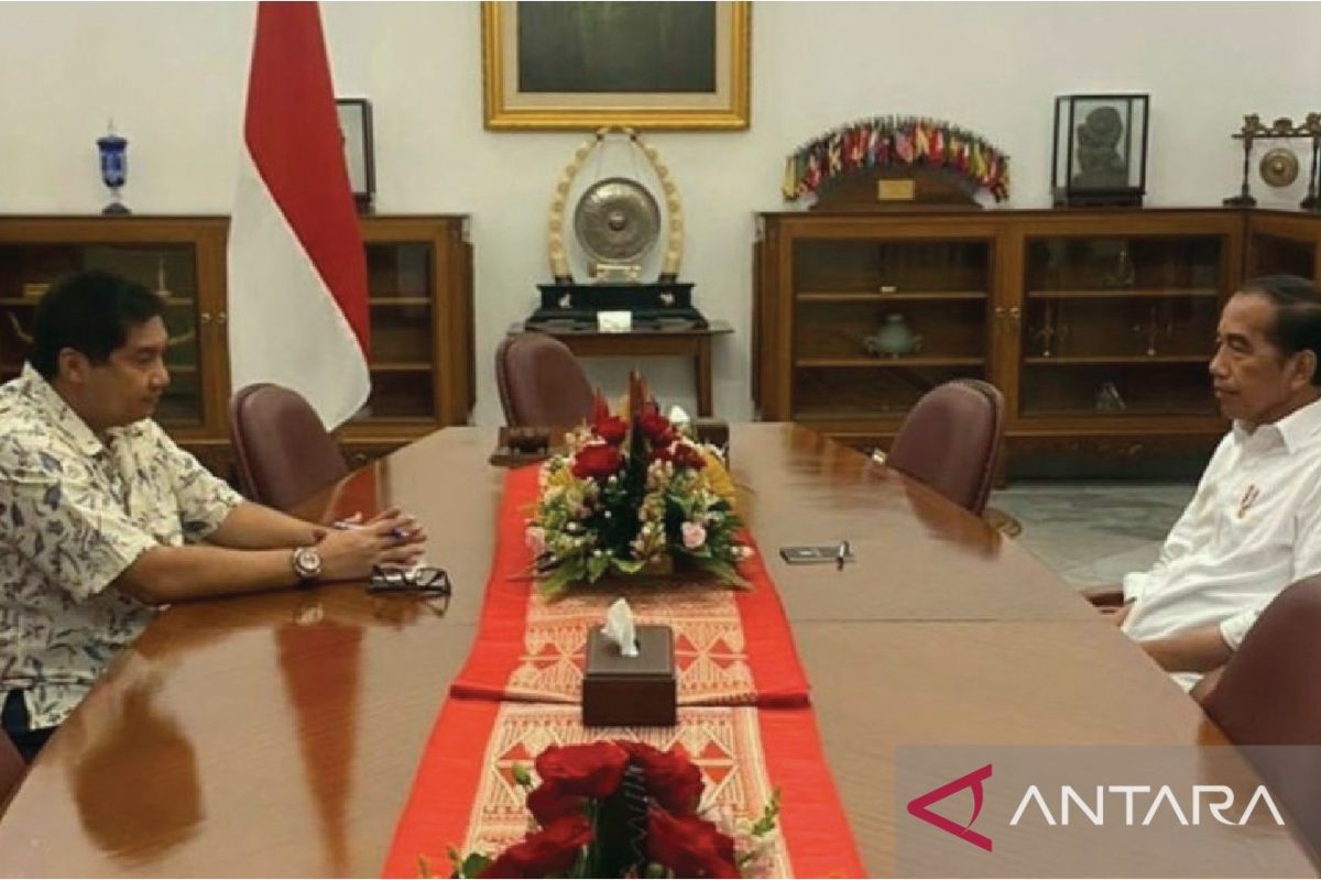 Maruarar Sirait dan Jokowi kembali bertemu di Istana