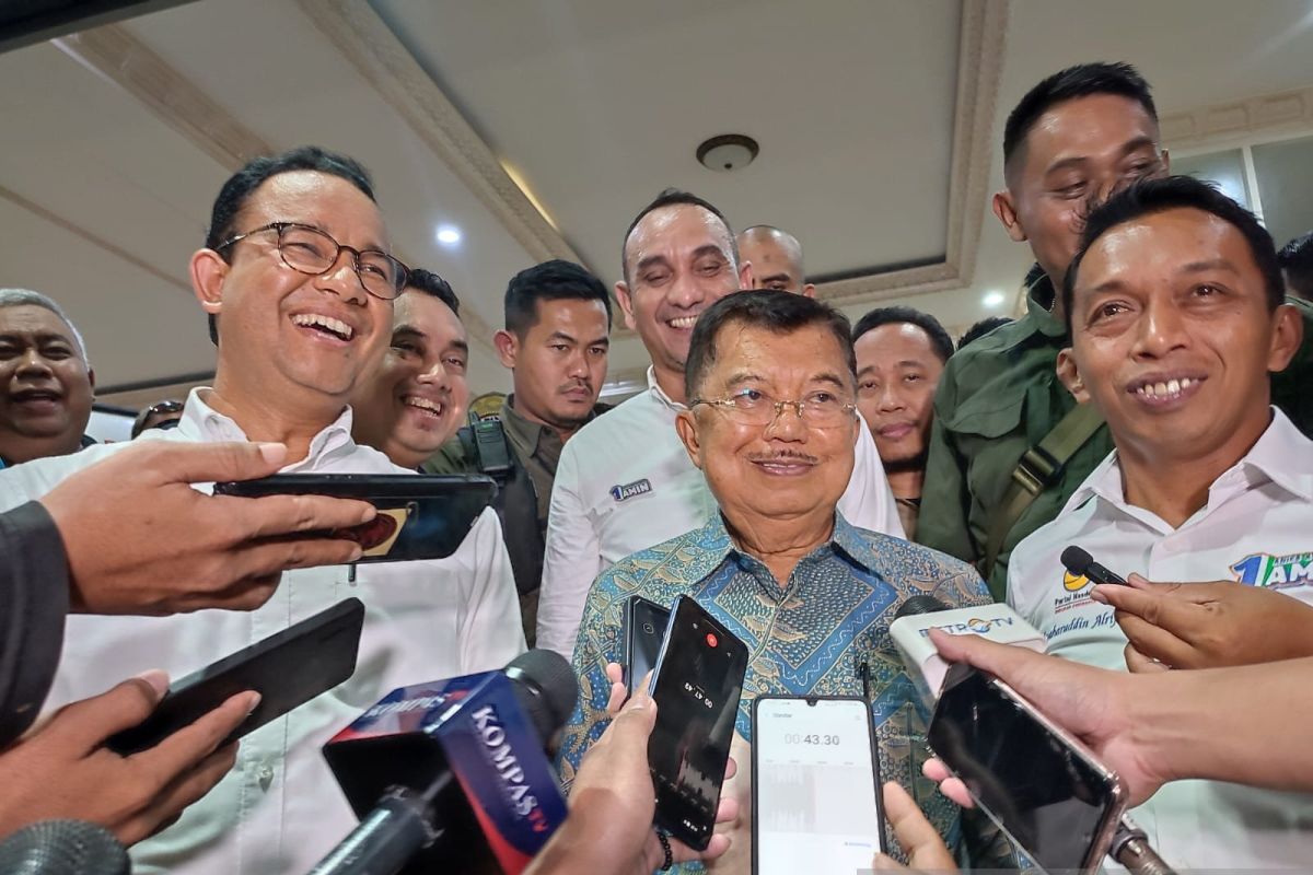 Jusuf Kalla dampingi Anies kampanye di Sulsel