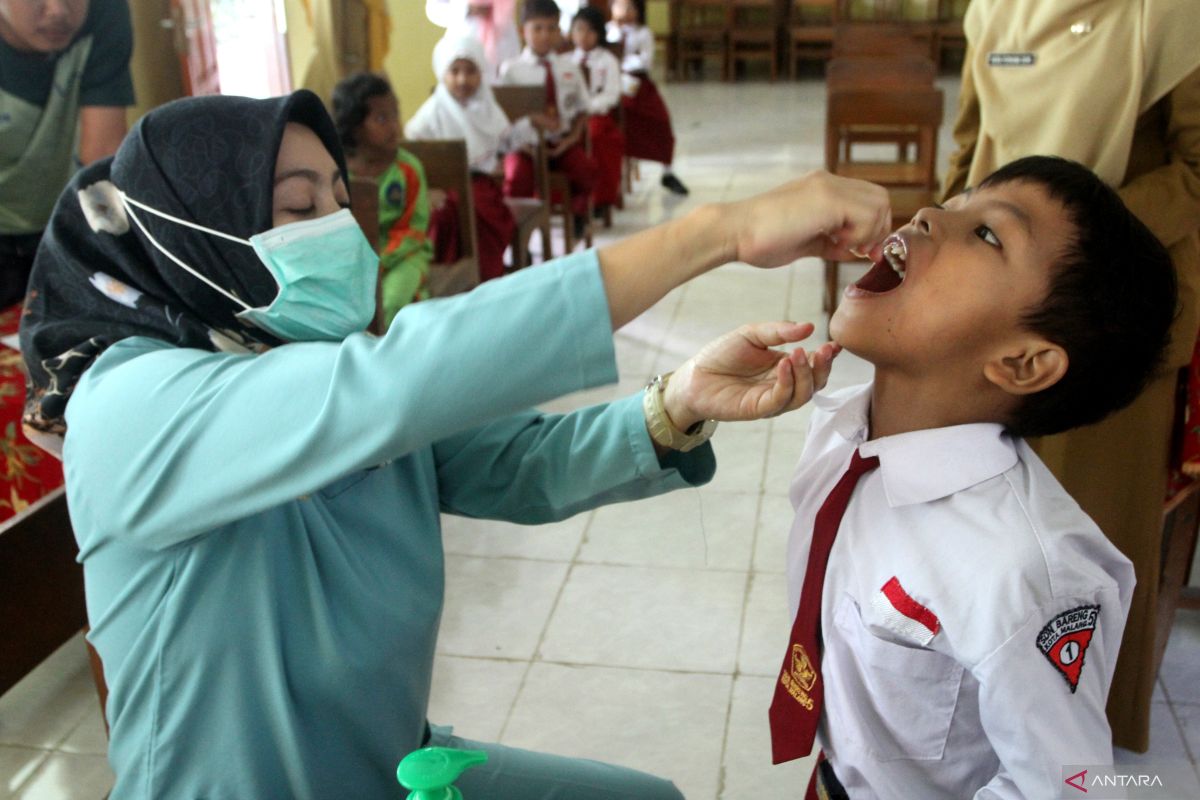 Kemenkes: Sub PIN Polio capai target cakupan pada hari pertama