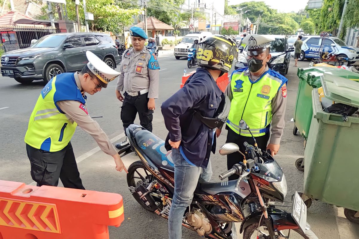 Polres Metro Tangerang tindak 81 sepeda motor knalpot brong