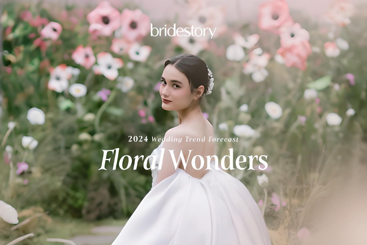 Bridestory rilis tren pernikahan dan tema Floral Wonders  di tahun 2024