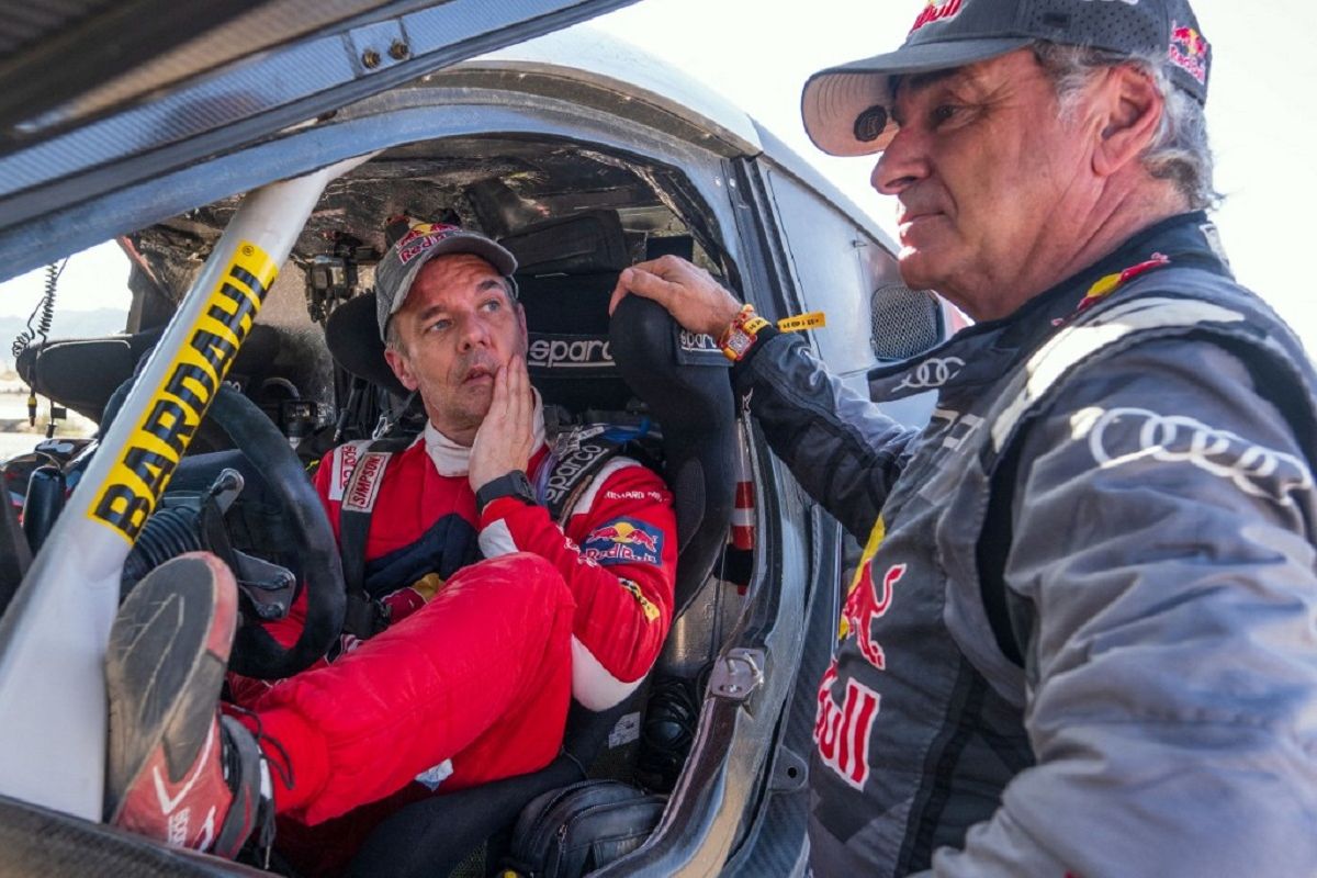 Pembalap Loeb tekan Sainz di reli Dakar 2024
