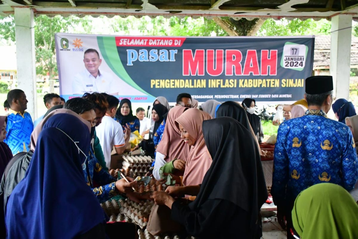 Pemkab Sinjai gelar pasar murah dukung pemprov menjaga inflasi