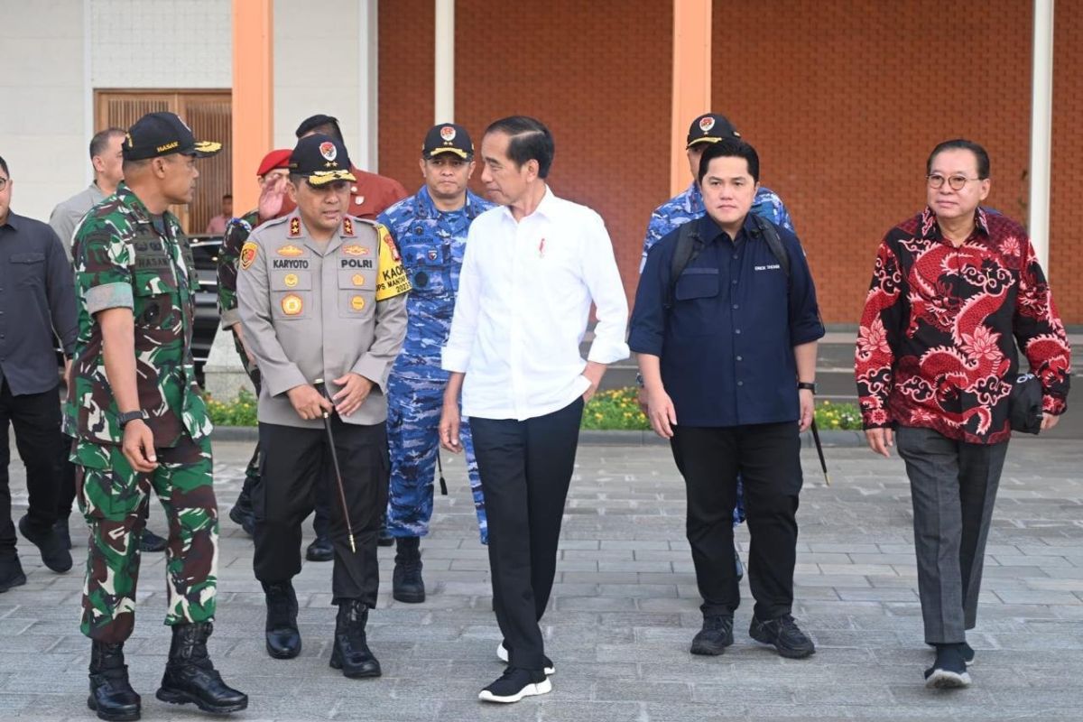 Jokowi menuju IKN untuk peletakan batu pertama sejumlah infrastruktur