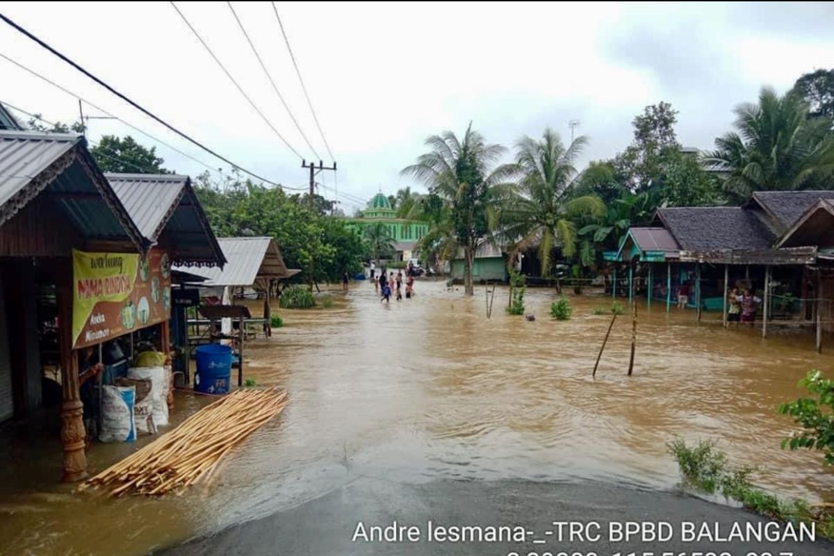 Tiga kecamatan di Balangan terdampak banjir