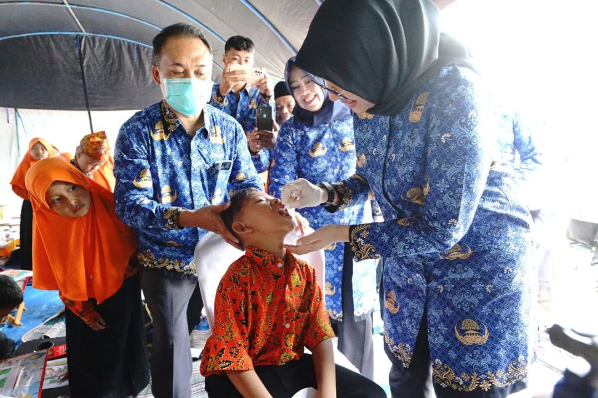 Vaksinasi polio di Banyuwangi sudah capai 63 persen