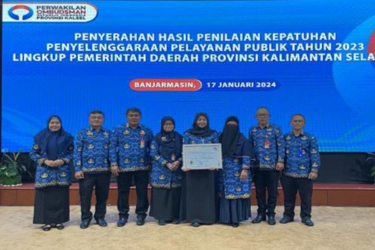 Banjarbaru raih penghargaan kepatuhan pelayanan publik