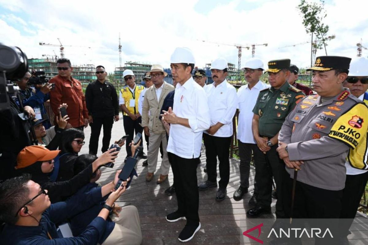 Jokowi optimistis Upacara HUT Ke-79 RI digelar di IKN