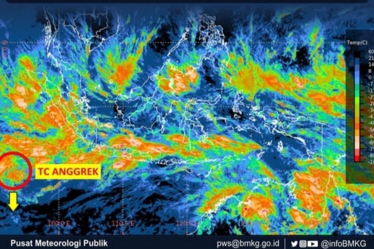 BMKG: Siklon Tropis Anggrek diperkirakan meningkat ke kategori dua